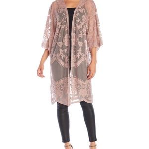 She & Sky lace duster